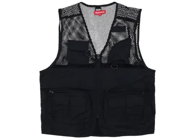 Pre-owned Supreme Men's  Mesh Cargo Vest In Black