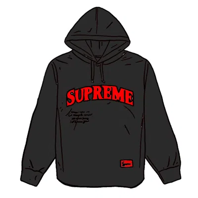 Pre-owned Supreme Men's  Mesh Hooded Long Sleeve Baseball Jersey In Black