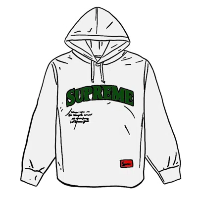 Pre-owned Supreme Men's  Mesh Hooded Long Sleeve Baseball Jersey In White