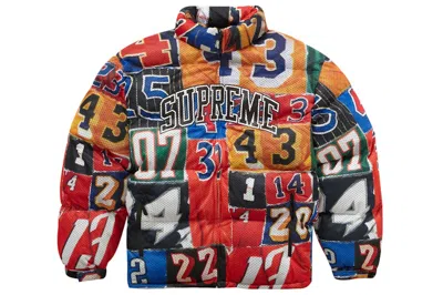 Pre-owned Supreme Men's  Mesh Jersey Puffer Jacket