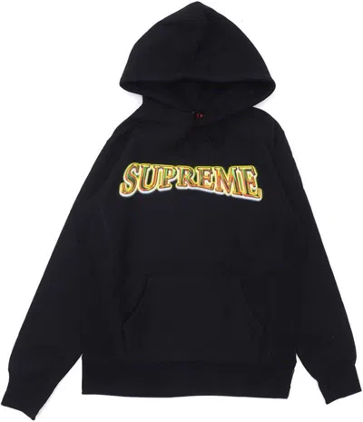 Pre-owned Supreme Men's  Metallic Arc Hooded Sweatshirt In Black