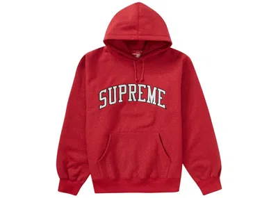 Pre-owned Supreme Men's  Metallic Arc Hooded Sweatshirt (ss23) In Red