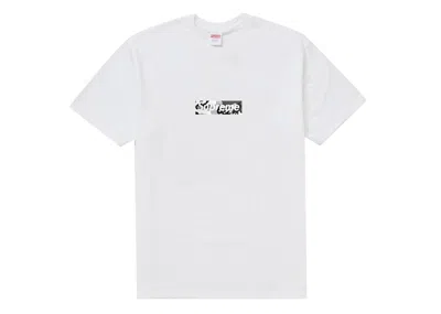 Pre-owned Supreme Men's  Miami Box Logo Tee Shirt In White