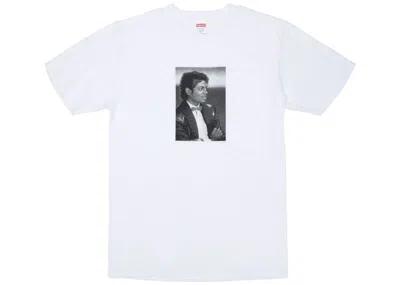 Pre-owned Supreme Men's  Michael Jackson Tee Shirt In White