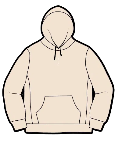 Pre-owned Supreme Men's  Micro Logo Hooded Sweatshirt In Natural