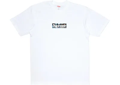 Pre-owned Supreme Men's  Milan Box Logo Tee Shirt In White