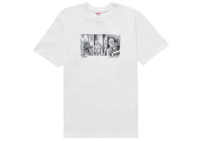 Pre-owned Supreme Men's  Mister Cartoon Pow Tee Shirt In White