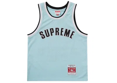 Pre-owned Supreme Men's  Mitchell & Ness Basketball Jersey In Light Blue