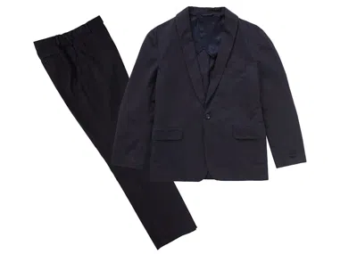 Pre-owned Supreme Men's  Mm6 Maison Margiela Washed Cotton Suit In Navy Blue