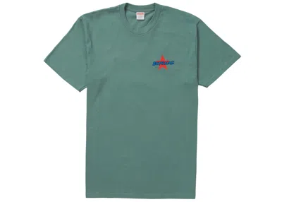 Pre-owned Supreme Men's  Money Power Respect Tee Shirt In Dusty Teal