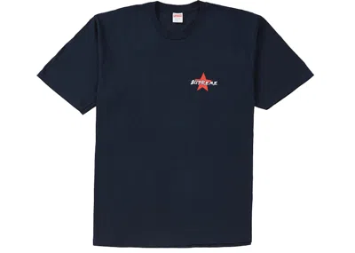 Pre-owned Supreme Men's  Money Power Respect Tee Shirt In Navy Blue