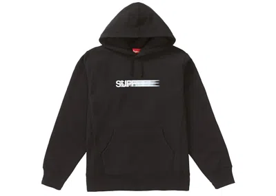 Pre-owned Supreme Men's  Motion Logo Hooded Sweatshirt (ss20) In Black