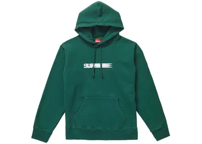 Pre-owned Supreme Men's  Motion Logo Hooded Sweatshirt (ss20) In Light Pine