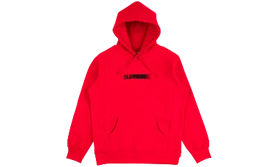 Pre-owned Supreme Men's  Motion Logo Hoodie In Red