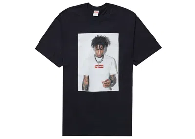 Pre-owned Supreme Men's  Nba Youngboy Tee Shirt In Black