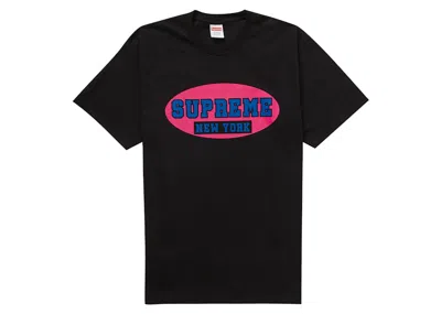 Pre-owned Supreme Men's  New York Tee Shirt In Black