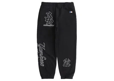 Pre-owned Supreme Men's  New York Yankees Kanji Sweatpant In Black