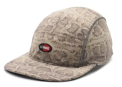 Pre-owned Supreme Men's  Nike Air Max Running Hat In Snakeskin In Brown