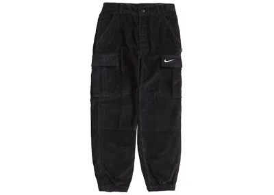Pre-owned Supreme Men's  Nike Arc Corduroy Cargo Pant In Black