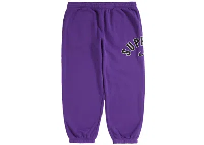 Pre-owned Supreme Men's  Nike Arc Sweatpant In Purple