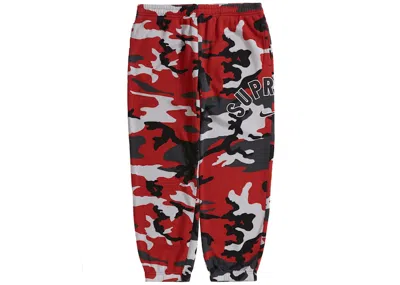 Pre-owned Supreme Men's  Nike Arc Sweatpant In Red Camo