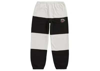 Pre-owned Supreme Men's  Nike Stripe Sweatpant In Black