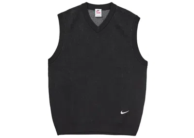 Pre-owned Supreme Men's  Nike Sweater Vest In Black