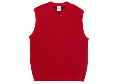 Pre-owned Supreme Men's  Nike Sweater Vest In Red