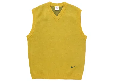 Pre-owned Supreme Men's  Nike Sweater Vest In Yellow