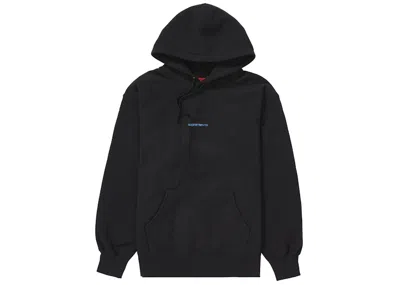 Pre-owned Supreme Men's  Number One Hooded Sweatshirt In Black