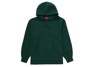 Pre-owned Supreme Men's  Number One Hooded Sweatshirt In Dark Green