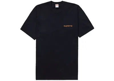 Pre-owned Supreme Men's  Nyc Tee Shirt In Navy Blue