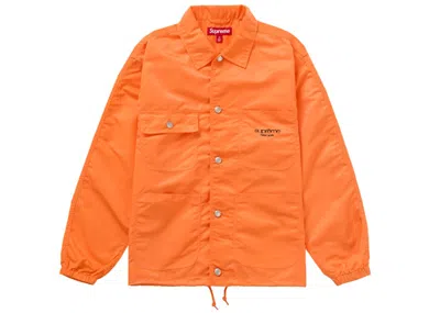 Pre-owned Supreme Men's  Nylon Chore Coat In Orange