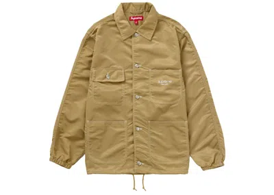 Pre-owned Supreme Men's  Nylon Chore Coat In Tan
