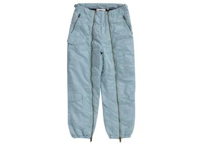Pre-owned Supreme Men's  Nylon Flight Pant In Light Blue