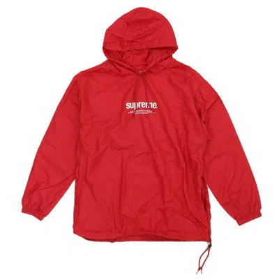 Pre-owned Supreme Men's  Nylon Packable Poncho In Red