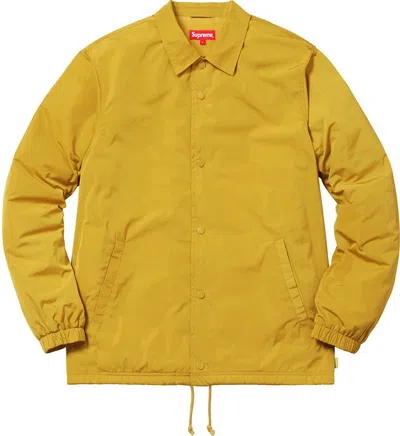 Pre-owned Supreme Men's  Old English Coaches Jacket In Gold