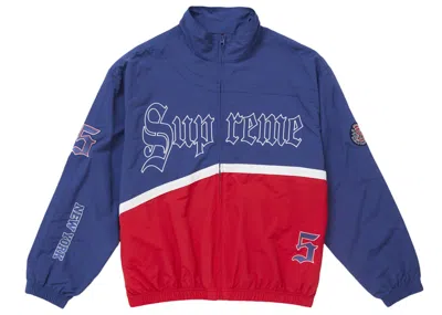 Pre-owned Supreme Men's  Old English Track Jacket In Light Navy Blue