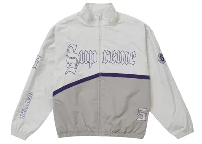 Pre-owned Supreme Men's  Old English Track Jacket In White