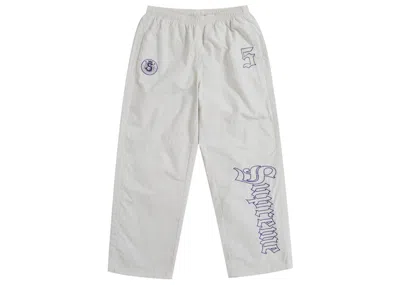 Pre-owned Supreme Men's  Old English Track Pant In White