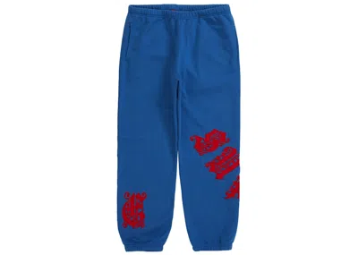 Pre-owned Supreme Men's  Old English Wrap Sweatpant In Pale Royal