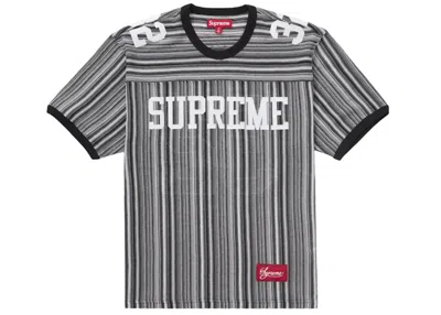 Pre-owned Supreme Men's  Open Knit Football Top In Black