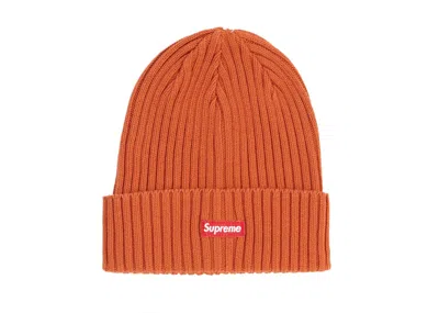 Pre-owned Supreme Men's  Overdyed Beanie (ss19) In Orange