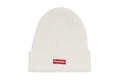 Pre-owned Supreme Men's  Overdyed Beanie (ss19) In White