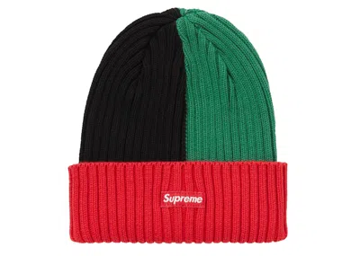 Pre-owned Supreme Men's  Overdyed Beanie (ss20) In Mixed Red