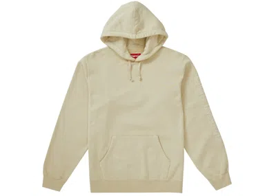 Pre-owned Supreme Men's  Overdyed Hooded Sweatshirt In Natural