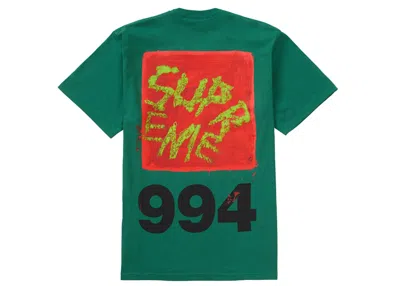 Pre-owned Supreme Men's  Paint Tee Shirt In Green
