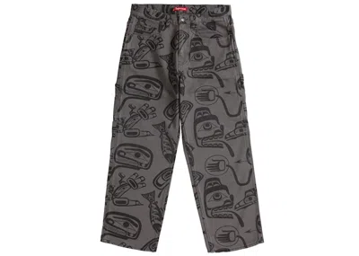 Pre-owned Supreme Men's  Painter Pant In Grey Haida In Gray