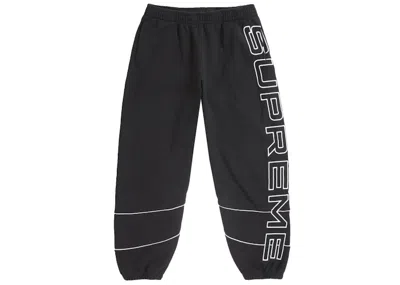 Pre-owned Supreme Men's  Paneled Sweatpant In Black
