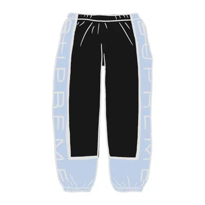 Pre-owned Supreme Men's  Paneled Sweatpant (ss21) In Black